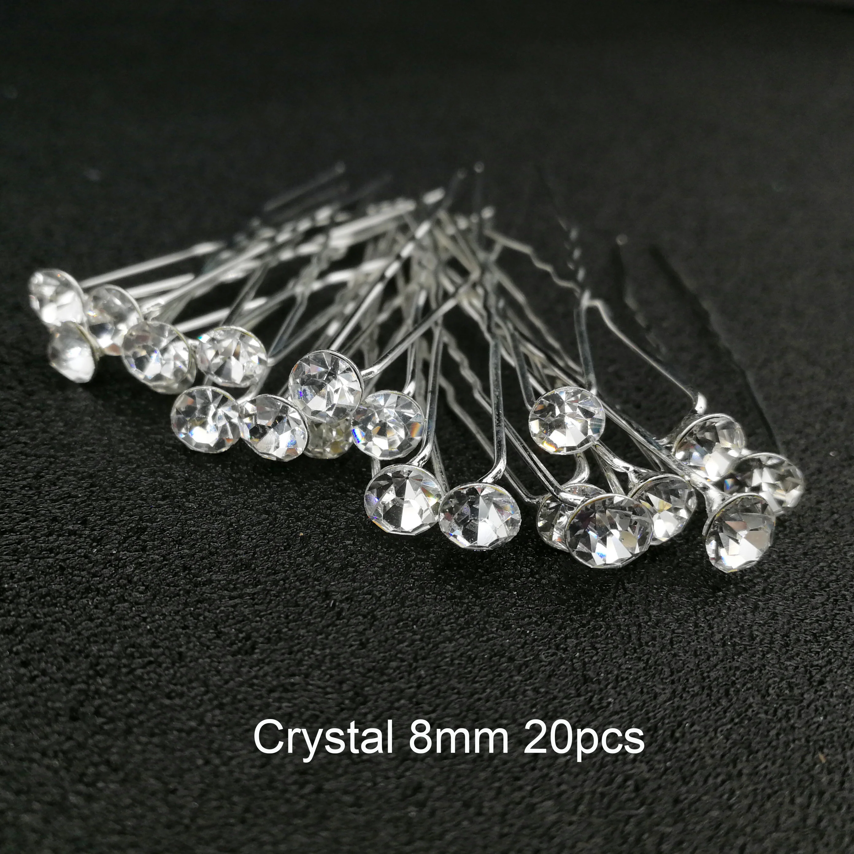 Women U Shape Hair Clips Bobby Pins for Women Girls Brides Hairstyling Tools Accessories Crystal Pearl Hairpins Metal Barrettes