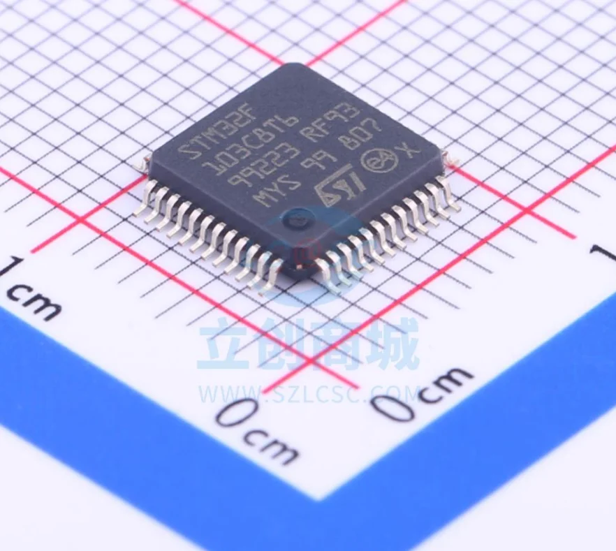 Nieuwe En Originele STM32F103C8T6 STM32F103 GD32F103C8T6 LQFP48 Nieuwe Lqfp-48 Microcontroller Chip, Arm Development Board Ingebed