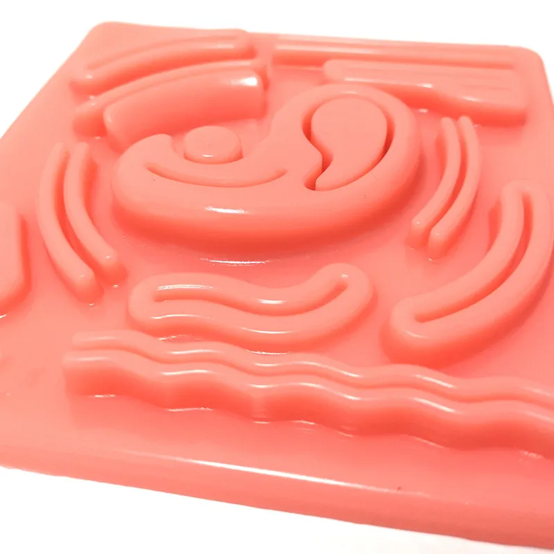 Multiwound suture module silicone 3D skin suture wound module suture practice laparoscopic simulator