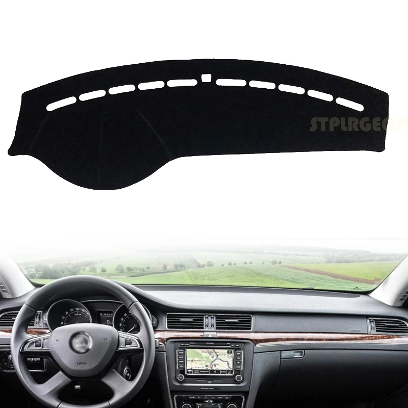 for Skoda Superb 2 B6 3T 2009~2015 MK2 Anti-Slip Dashboard Cover Protective Pad Car Accessories Sunshade Carpet 2010 2011 2012