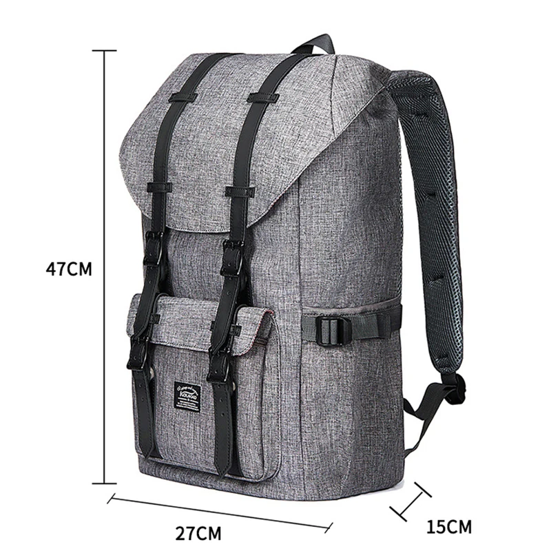 Outdoor Mountaineering Bag Linen Oxford Laptop Backpack for Notebook Casual Daypacks School Bags