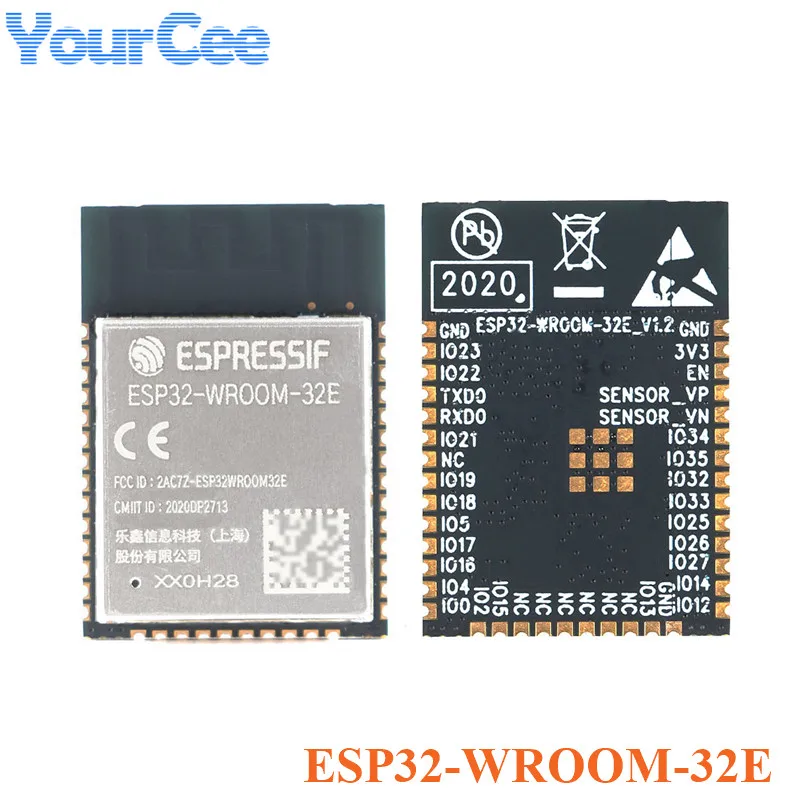 ESP32-WROOM-32E 4MB 8MB 16MB Dual Core WiFi Modulo MCU wireless compatibile Bluetooth IOT ESP32 WROOM 32E