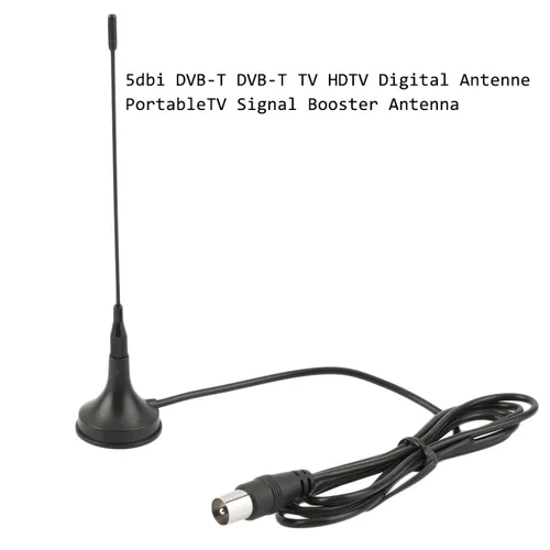 Imagen 1 del producto Mini receptor de señal portátil HDTV Digital para interiores, amplificador de refuerzo aéreo de antena de TV, 5dBi, DVB-T, ATSC