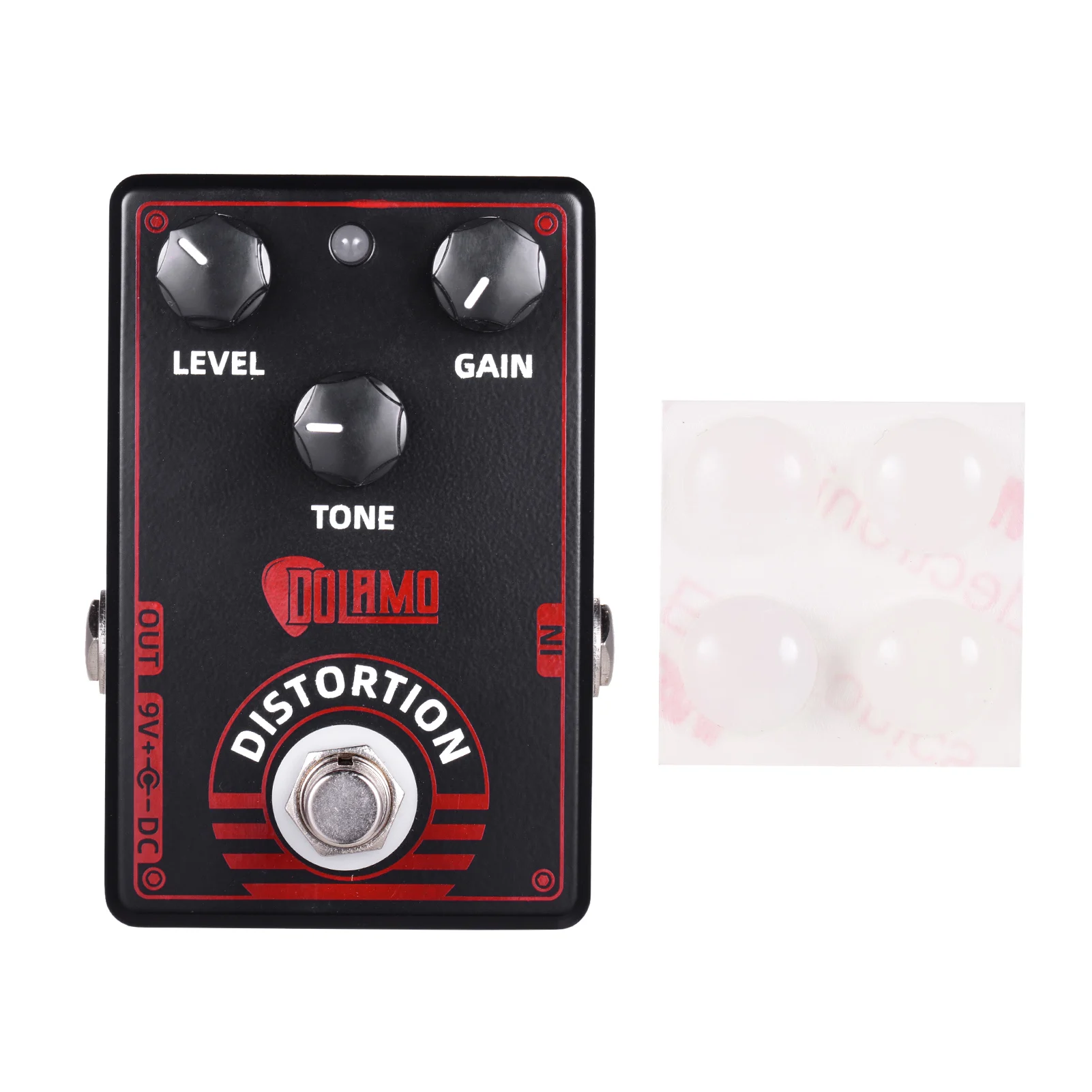 Dolamo D-4 High Gain Distortion Guitar Effect Pedal True British Style guitar pedal with True Bypass for guitar accessories