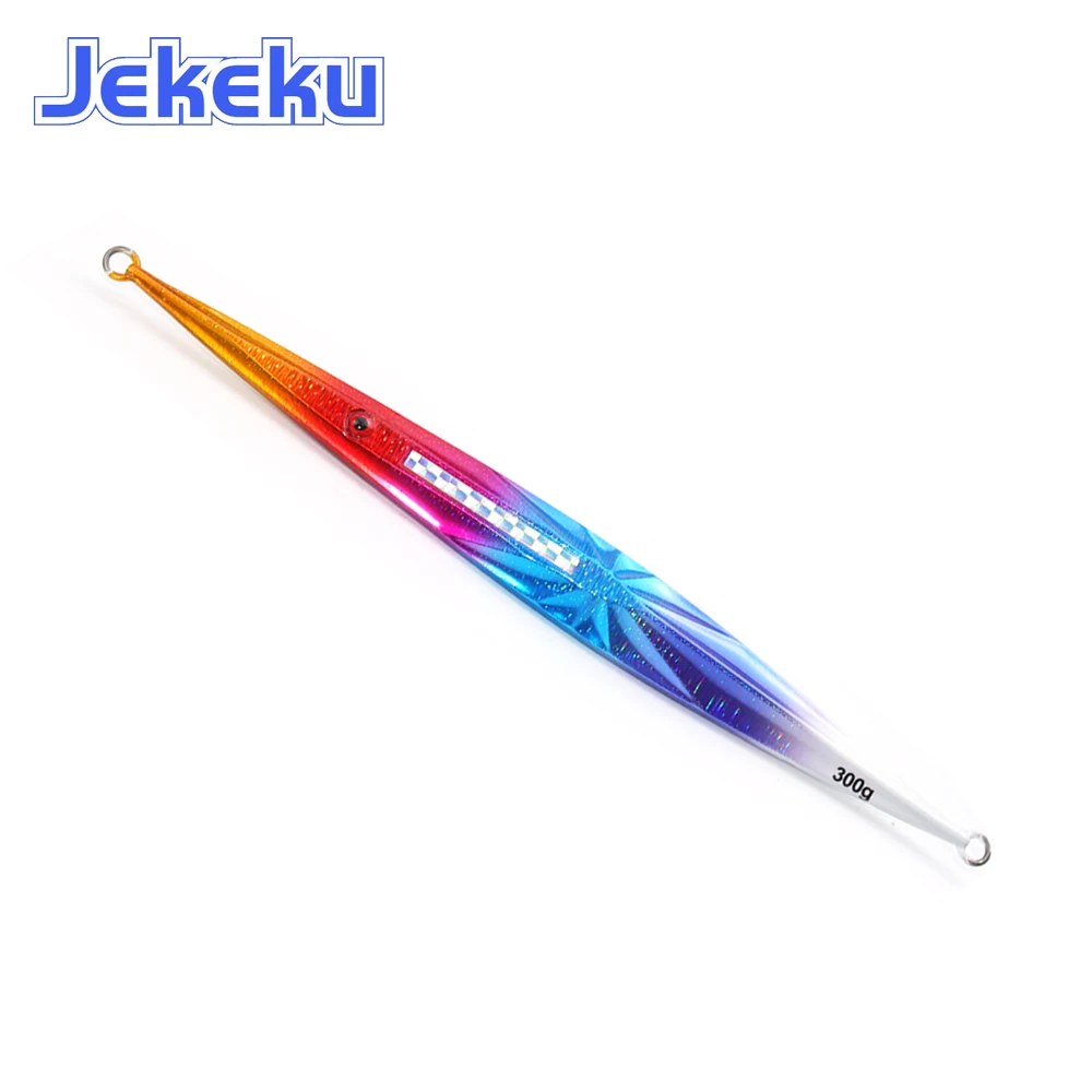 JEKEKU señuelo hundimiento metálico luminoso para pesca salada - imagen 5