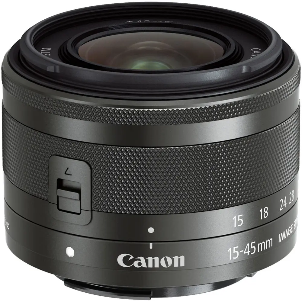 Canon 15-45mm Lens Canon EF-M 15-45mm f/3.5-6.3 IS STM lens For Canon M1 M2 M3 M5 M6 M10 M50 M100 camera