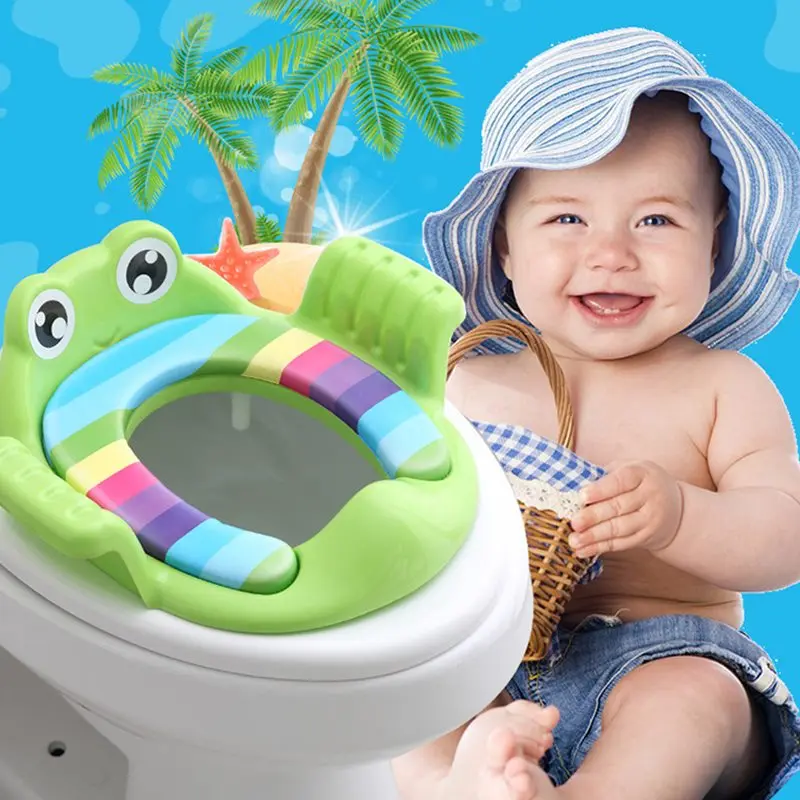 Baby Potty Training Seat Children\'s Potty Baby Toilet Seat With Adjustable Infant Toilet Training Folding Seat Wc Accessories