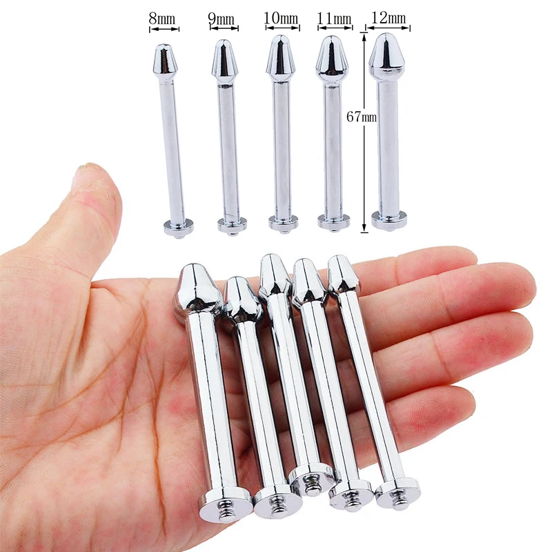 Metal Urethral Sounding Electro Shock Dilator Penis Urethral Plug Catheter Urethra Stimulator Male Mastuburator Sex Toys For Men