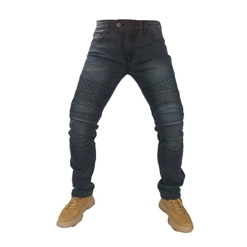 New motorcycle trousers with mesh decoration motorcycle jeans anti-fall high-level protective gear motorcycle trousers