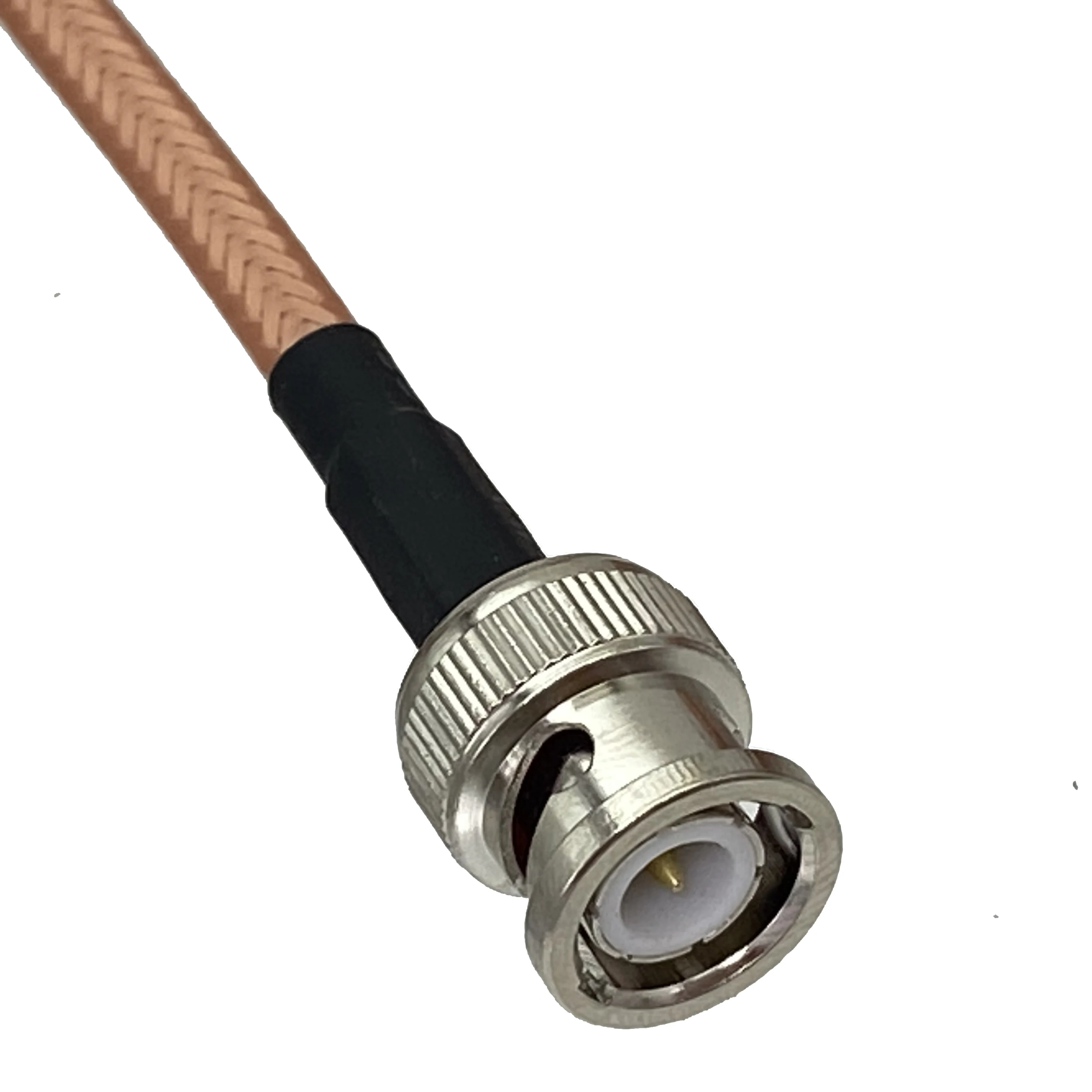 Enchufe macho RG142 N a macho BNC, conector Coaxial RF, Cable de puente Pigtail, nuevo, 6 pulgadas ~ 5M, 1 piezas