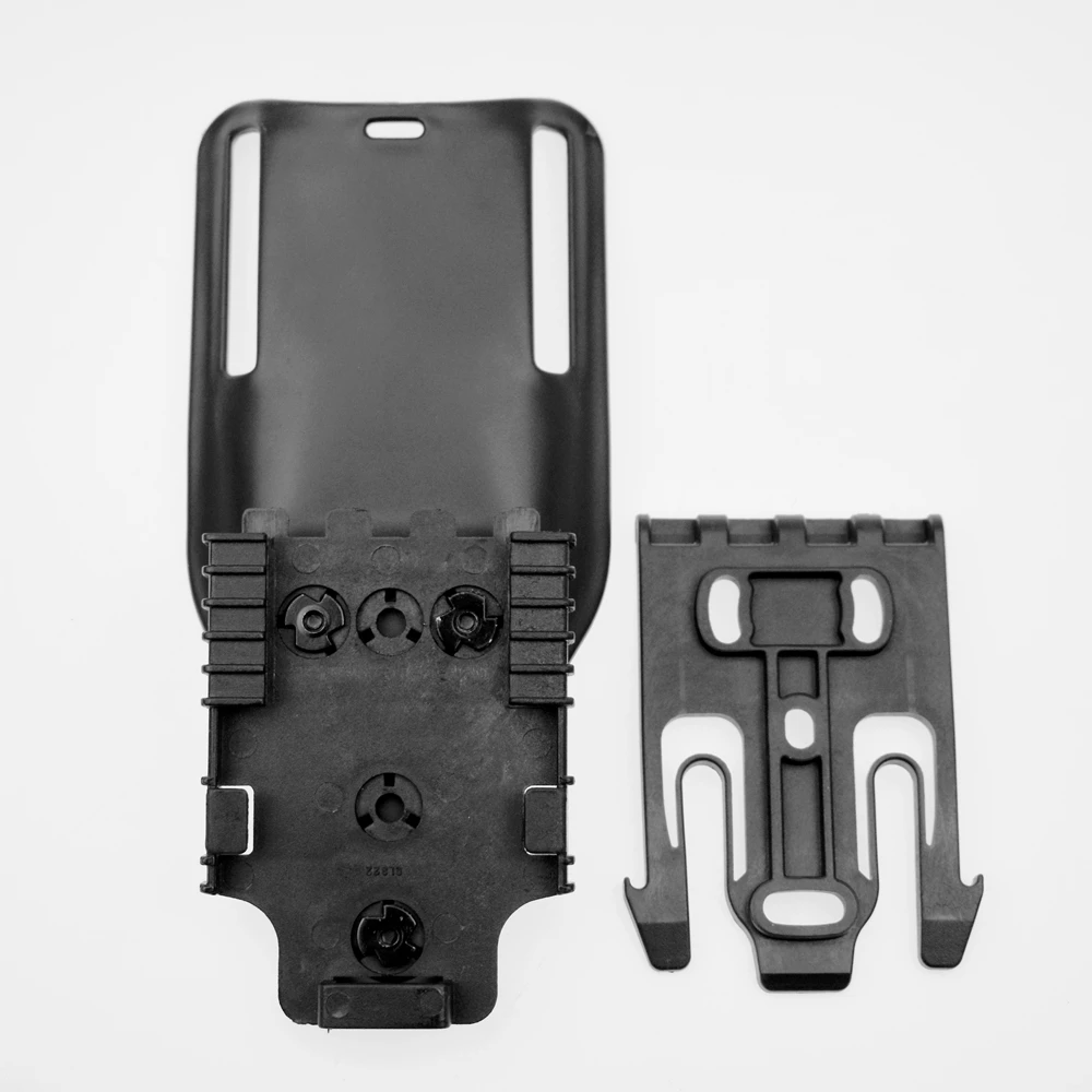 Funda táctica cinturón – Clip corto 2" Airsoft y caza - imagen 5