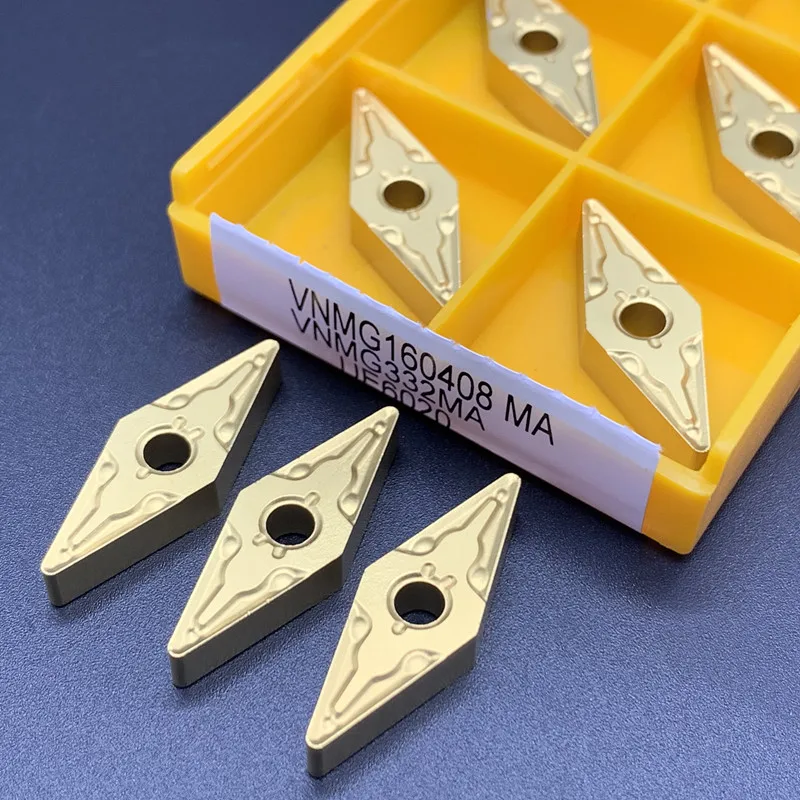 VNMG160404 VP15TF UE6020 inserto per tornitura Tokarnyy in metallo duro utensile per tornitura cilindrica originale di alta qualità CNC VNMG160408 US735