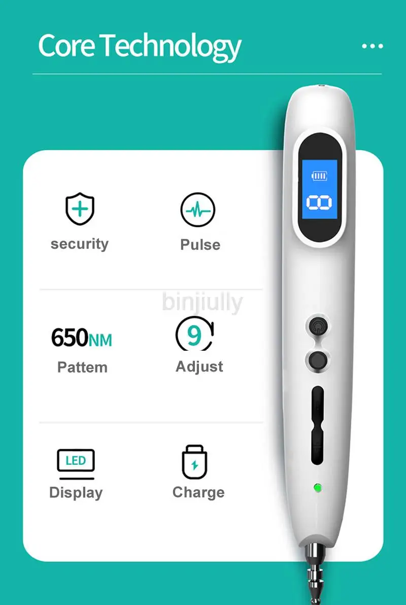 Acupuncture Pen With Digital Display Electro Acupuncture Point Muscle Stimulator Device Massage Equipment Health Care New
