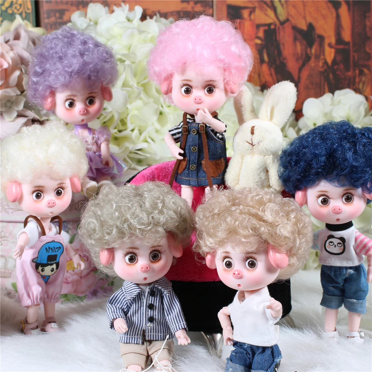 DBS Dream Fairy 1/12 BJD DODO DOLL Pigies toy clothes shoes 14cm mini doll joint body ob11 Cute anime doll