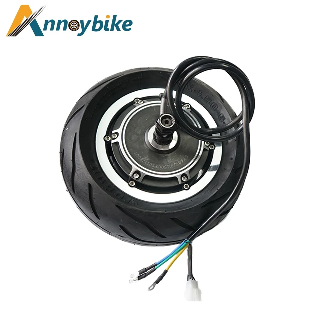 10 Inch 48V1500W 60V3000W Brushless Gearless Hub Motor Front Wheel Kit Bicicleta Electrica Electric Bike Scooter Motor