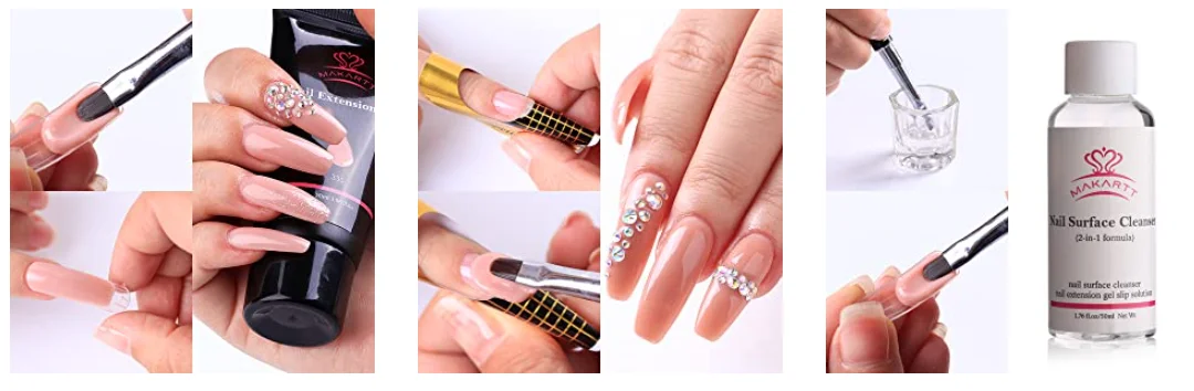 Makartt Poly Nagelverlängerungsgel 50ml Acrylgel HEMA-frei Professionelles Nagel-Aufbaugel für DIY-Salon-Maniküre-Kunstbedarf – Detail 12
