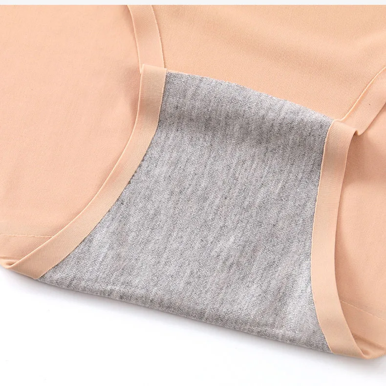 Ropa interior de seda de hielo para mujer, sin costuras, cintura alta, levantamiento de vientre, nalgas, entrepierna de algodón puro antibacteriano,