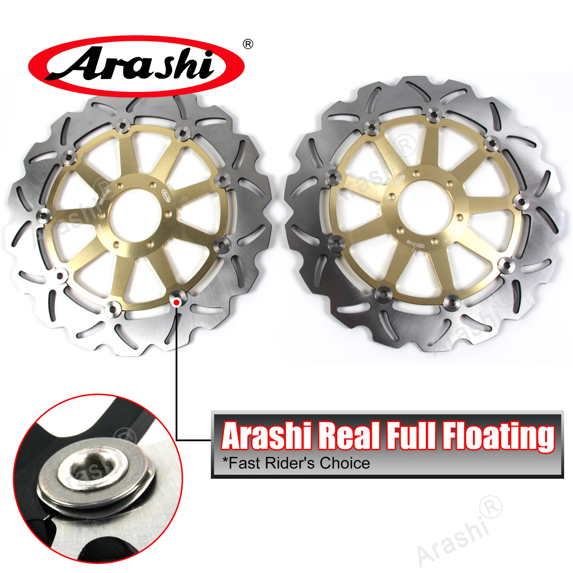 

Arashi 1 пара ротора переднего тормозного диска с ЧПУ 320 мм для DUCATI SPORT 800 2003 2004/748 SP 1995 1996 1997/748 SPS 1998 1999