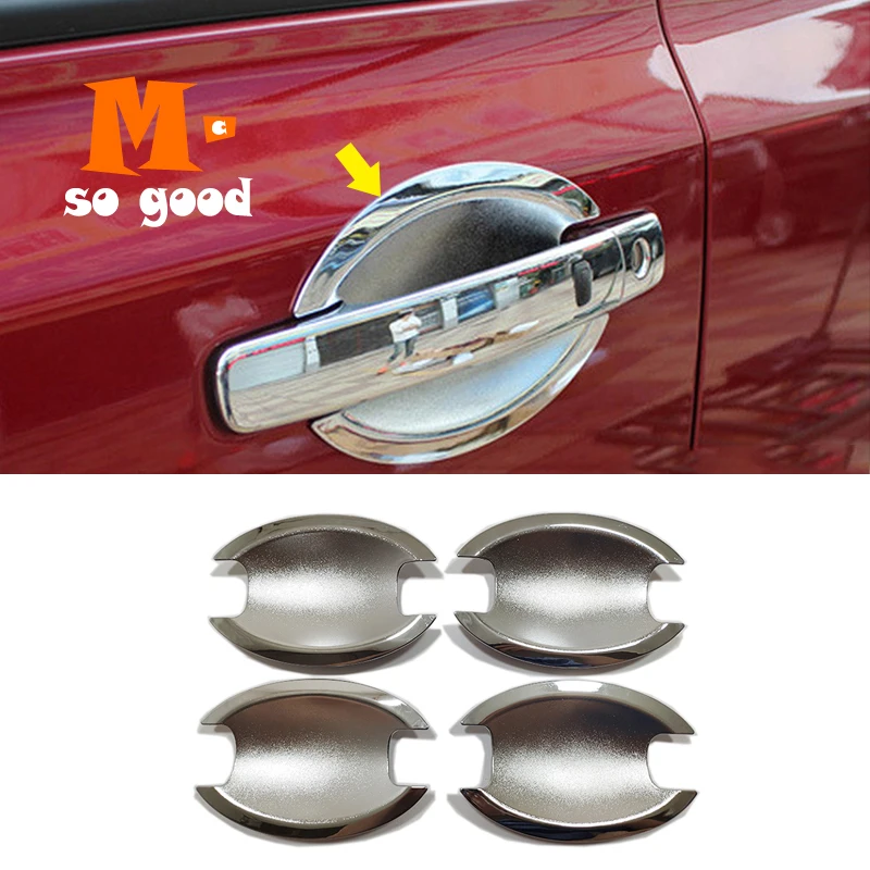 

2008 2009 2010 2011 2012 2013 For Nissan X-Trail T31 X TRAIL Door Handle Bowl Sticker Trim ABS Chrome Car Styling Accessories