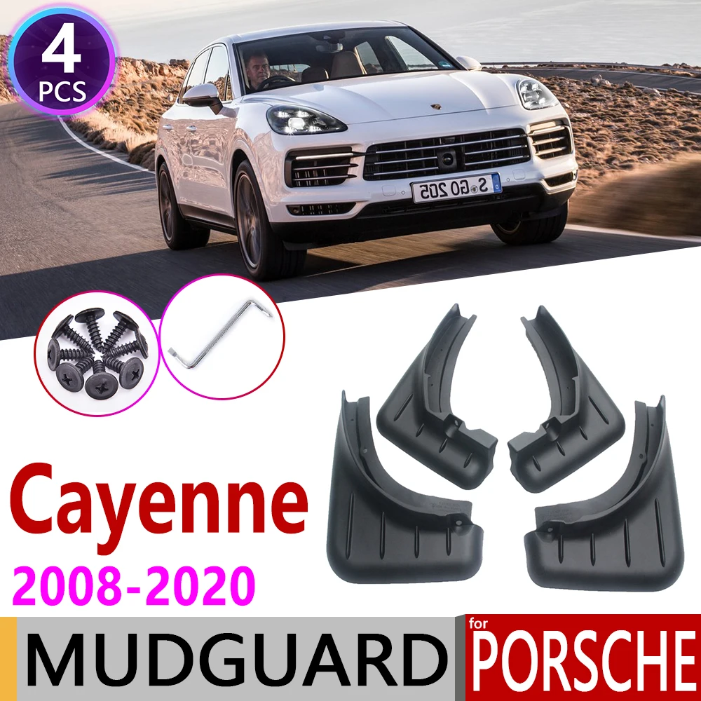 Mudguards for Porsche Cayenne 9PA 92A PO536 2008~2020 Mudflap Fender Mud Flaps Guard Splash Accessories 2009 2010 2015 2018 2019