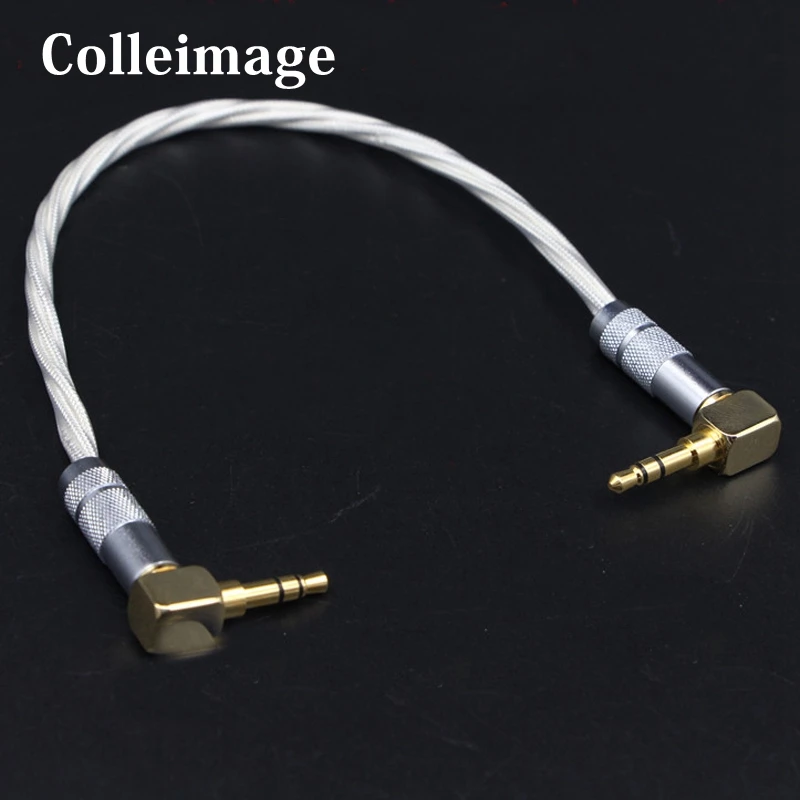 

Hi-Fi AUX кабель 3,5 мм со штекером на штекер, стерео AUX кабель 3,5 с прямоугольным разъемом к разъему, адаптер для усилителя наушников, аудиокабель