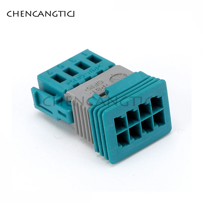 1-50 Sets 8 Pin 0.6MM Automobile Reverse Motor Wire Plug Rearview Mirror Motor Cable Socket For VW 9-965382-2