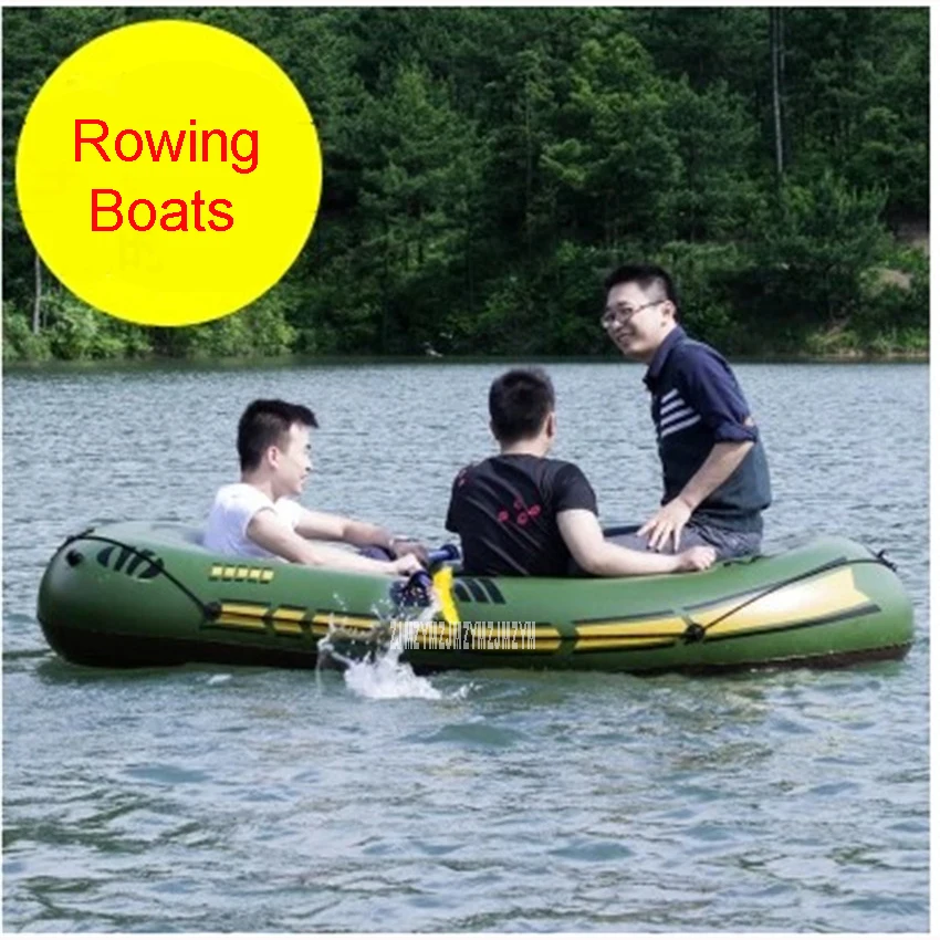 

2 Adults+1 Child Super Thickening Inflatable Rowing Boat 3 Persons 230*110 CM Boat Inflatable Rowing Boat with Spare Parts