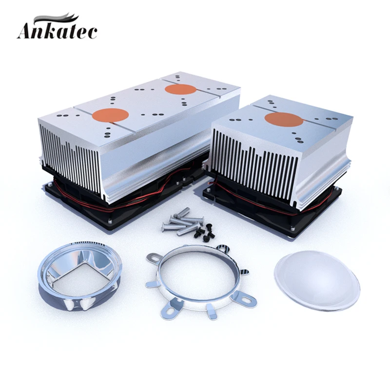 Cuentas de radiador de chip LED de matriz, disipador de calor de aluminio, Enfriador de refrigeración, módulo de Transistor LED, disipación de calor