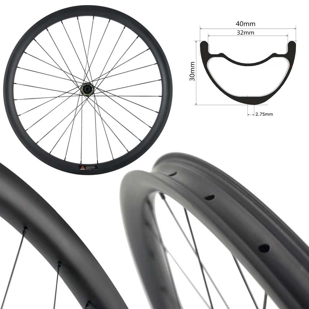 

AM DH MTB Bike 650B 40mm Width 30mm Hight Tubeless Mountain Bike Carbon Bike Rims Wheels MTB Carbon 27.5 Bike Wheel