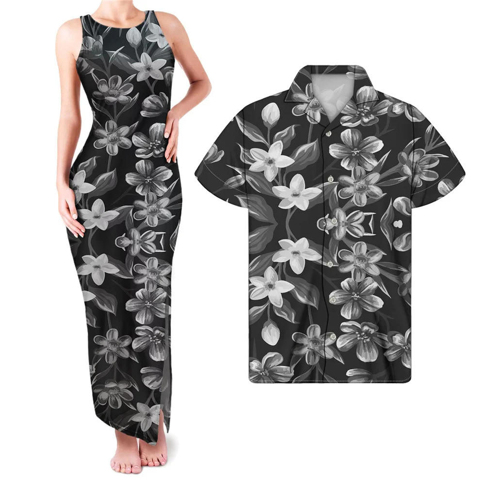 

Hycool Sexy Strap Split Summer Dress Women Floral Long Dresses Sleeveless Flower Clubwear Evening Party Dress Women's Robe