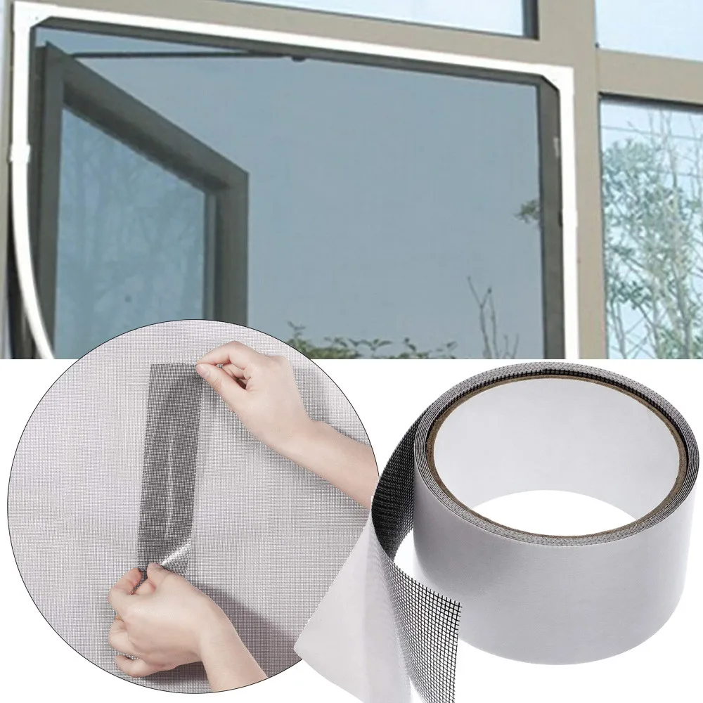 2m Repair Tape Fly Screen Door Insect Repellent Repair Tape Waterproof Mosquito Screens Cover Repair Tape