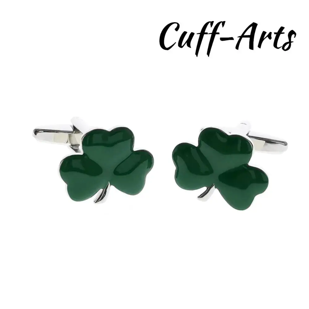 Cufflinks for Men Irish Shamrock Cufflinks Gifts for Men Gemelos Les Boutons De Manchette by Cuffarts C10521