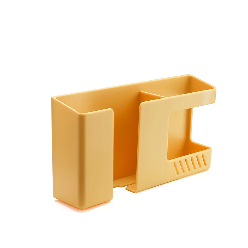 Storage Box Jewelry Organizer Mobile Phone Remote Control Wall Rack Punch-free Seamless Hanging