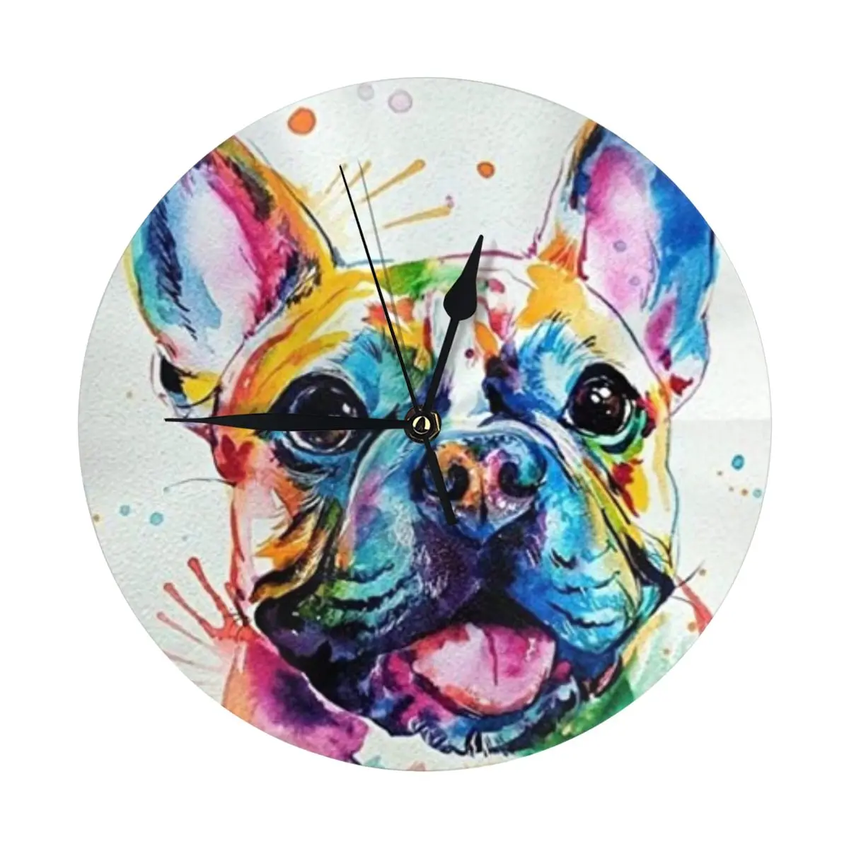 French Bulldog Dog 1148 Watches Wall Decor Room Wall Clock Kitchen Clock Home Decor Loft Style