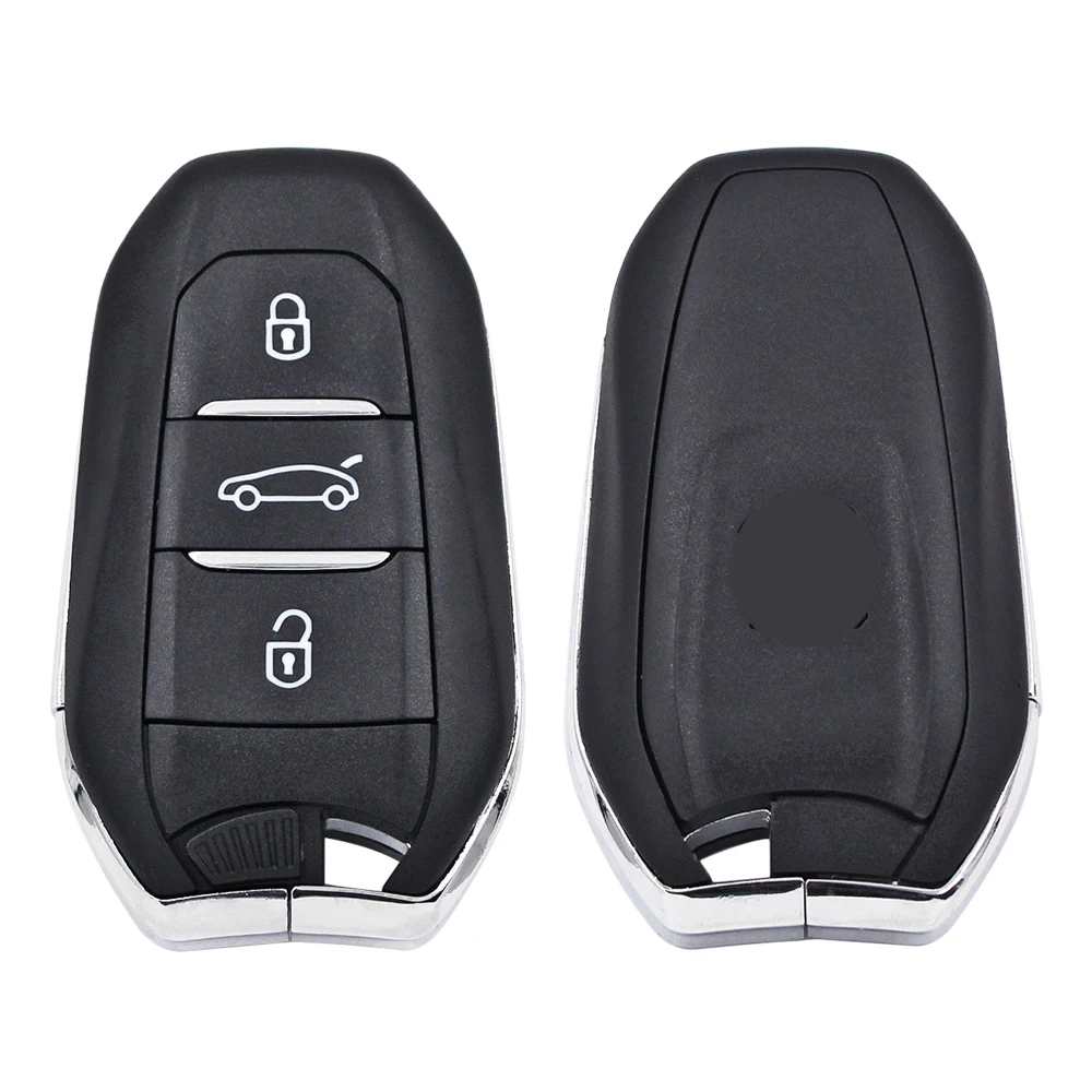 DS Smart Keyless Go Remote Key 3 Buttons 433MHz PCF7945 46 Chip dla Peugeot 308 508 dla Citroen C4 DS4 DS5 Klucz awaryjny HU83