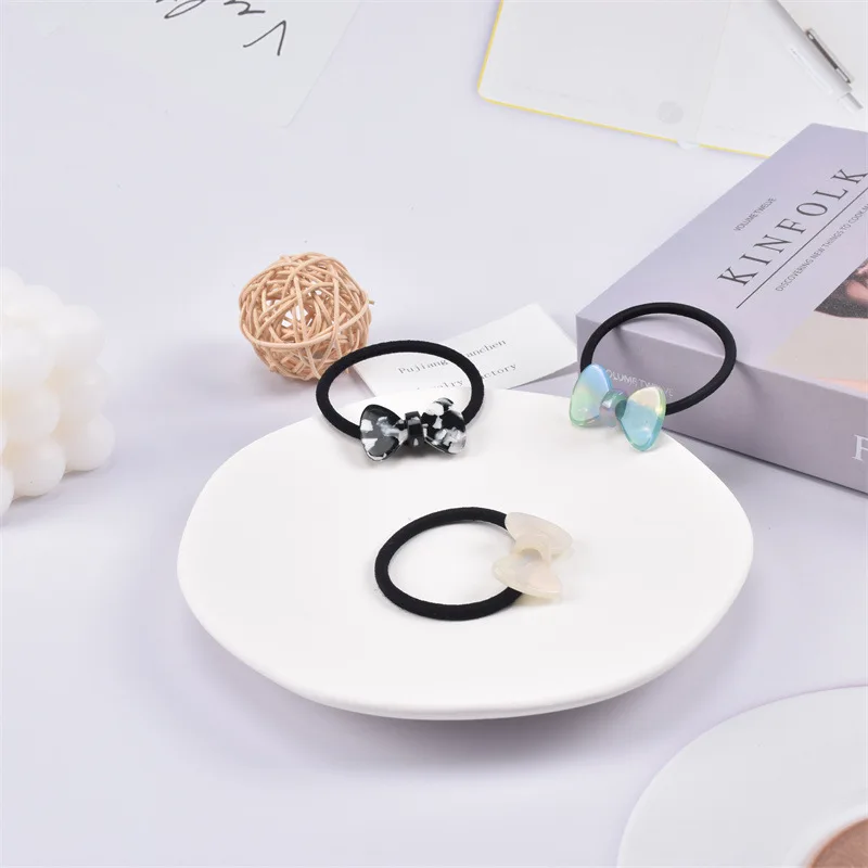 1Pc New Women Scrunchie Hair Ties Ponytail Holder Headband Rubber Bands Fashion Elastic Hair Bands Hair Rope Hair Accessories