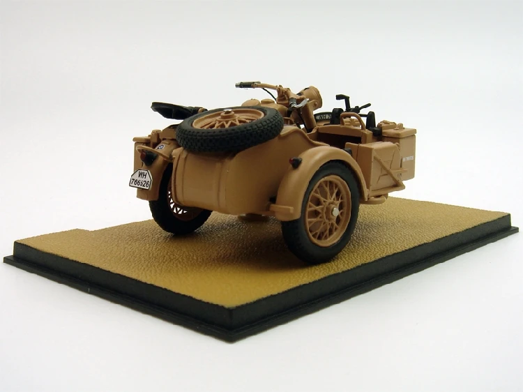 1:24 R 75 19  39-19  45 side three-wheeled scorpion scorpion World War II motorcycle model