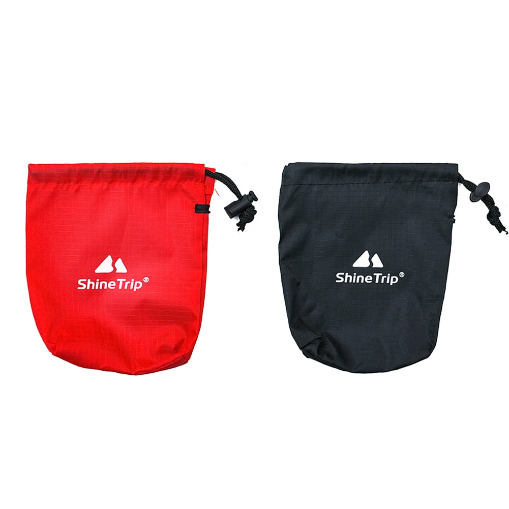 Outdoor Equipment Travel Kits Storage Bags Portable Camping Hiking Hanging Nail Wind Rope Buckle Ultralight Drawstring Pouch Bag