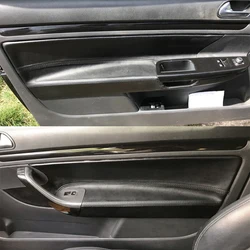 ONLY LHD 3 Doors Car Microfiber Leather Door Armrest Panel Cover Sticker Trim For VW Golf 5 MK5 2005 2006 2007 2008 2009 2010