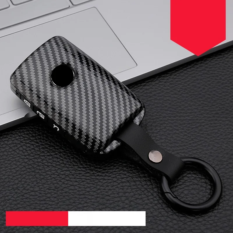 Image of Carbon Faser + Silikon Auto Schlüssel Fob Abdeckung Fall Für Mazda 3 Alexa CX-30 CX30 CX5 CX5 CX-5 CX8 CX9 CX4 2019 2020 Auto Zubehör