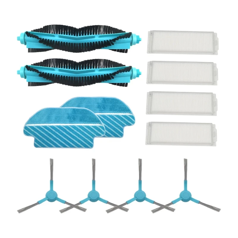 Main Brush Side Brush HEPA Filter Mop Cloth for Minihelpers Hydra S7 Robotic Vacuum Cleaner Parts Accessories Replacement