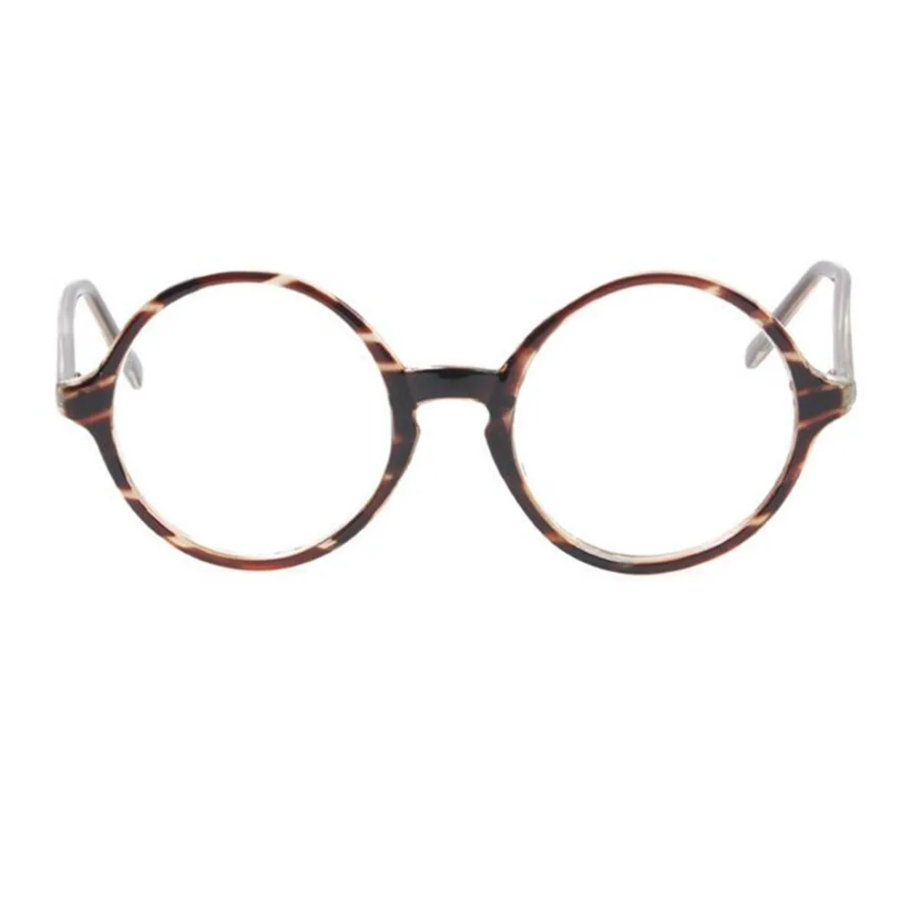 BETSION Vintage 50mm Eyeglass Frames Retro Round Glasses Clear Full-Rim Glasses