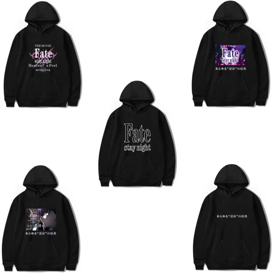 

Anime Fate Stay Night Cosplay Hoodie Women Men Harajuku Sweatshirts Streetwear Hip Hop Pullover Hooded Jacket Casual Tracksuit