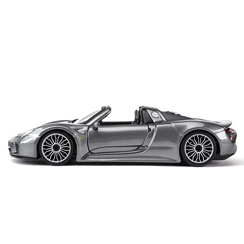 Bburago 1:24 Porsche 918 Spyder Sports Car Static Die Cast Vehicles Collectible Model Car Toys