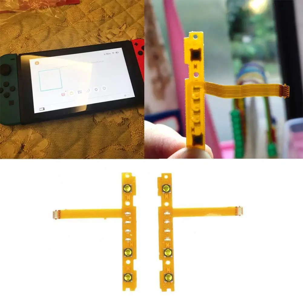 Rondaful Right Left SL SR Button Key Ribbon Durable Plastic Flex Cable Replacement Part for Nintendo Switch Joy-Con Controller