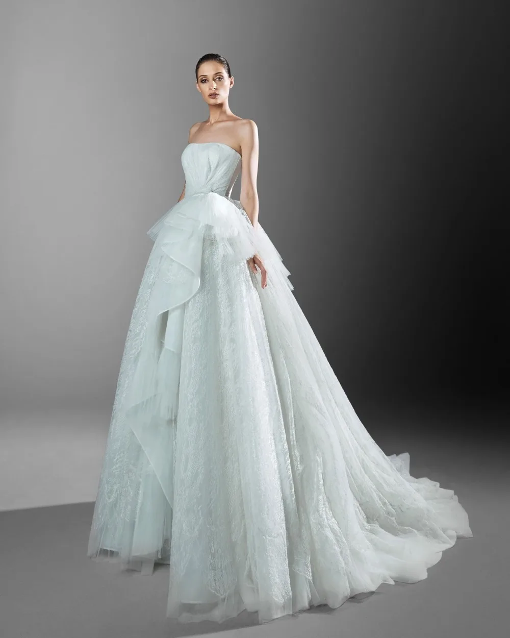 Modest Mint Green Lace Tulle Bridal Dresses With Cape Jacket A-line Long Women Dresses Event Party 2 Pieces Prom Gowns