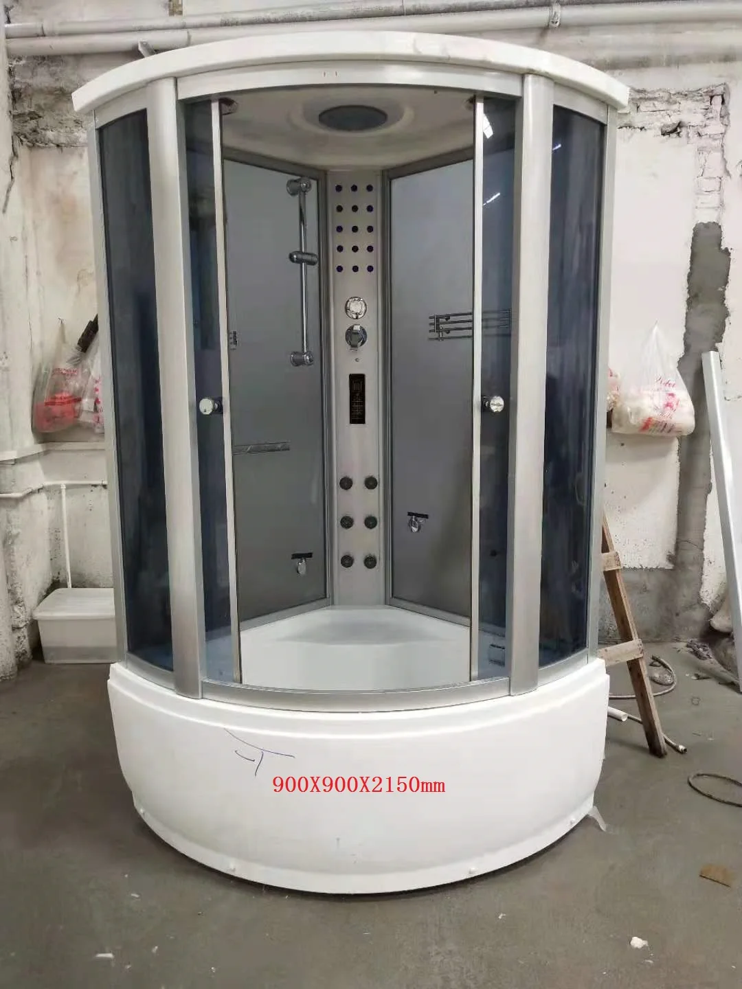 900X900X2150mm Luxury Steam Shower Cabin Bathroom Shower Enclosure Multi-Functional Wet Sauna Room YS501