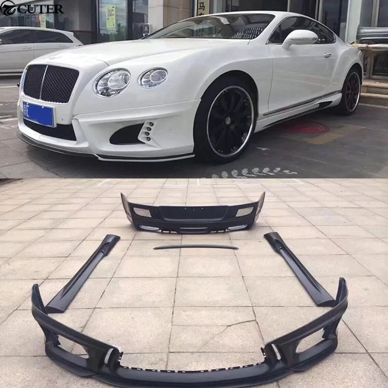 Frp Car Body Kit Front Bumper Rear Bumper Side Skirts Rear Spoiler for Bentley Gt 12-16