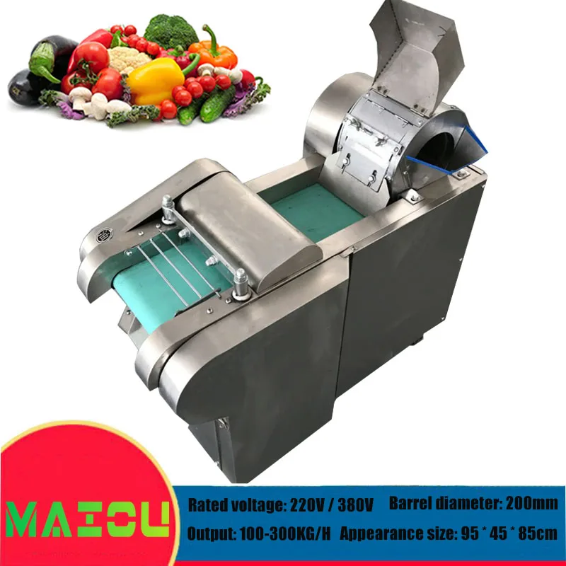 

Electric Commercial Leafy Vegetable Cutter /Slicer green onion/cabbage cutter