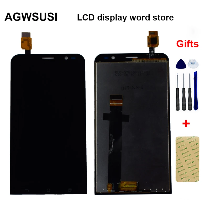 Black For ASUS Zenfone Go TV ZB551KL X013DB TD-LTE LCD Display Monitor Panel + Touch Screen Digitizer Sensor Glass Assembly